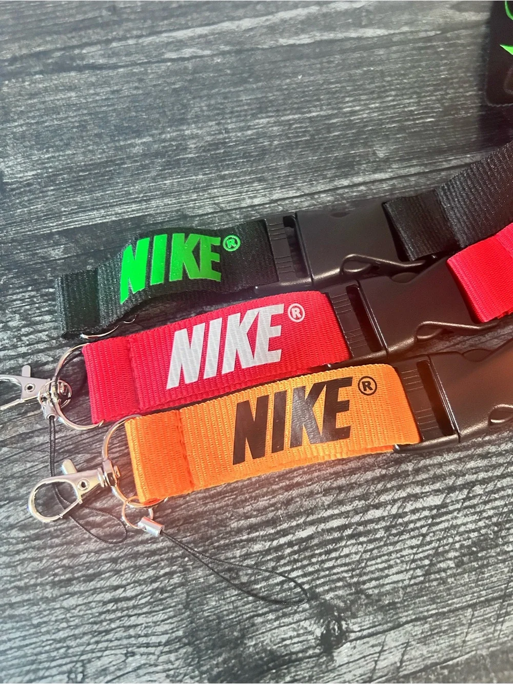 Nike Lanyard  Set in Orange, Red, Black